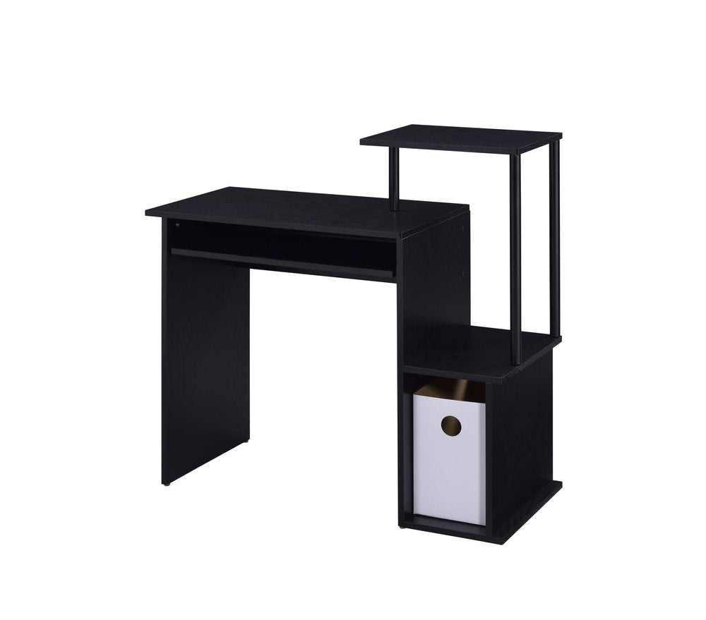 Escritorio de computadora negro de 37"