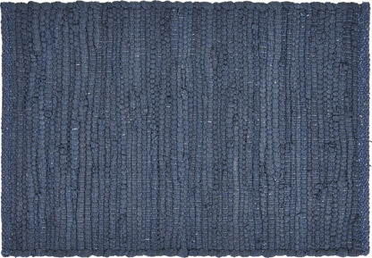 19" Set of Four Navy Blue Cotton Placemats