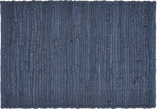 19" Set of Four Navy Blue Cotton Placemats