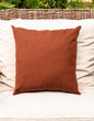 22" Orange Indoor Outdoor Throw Pillow