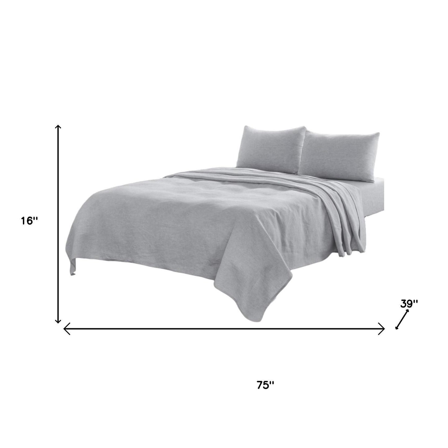 Four Piece Cloud Linen Sheet Set
