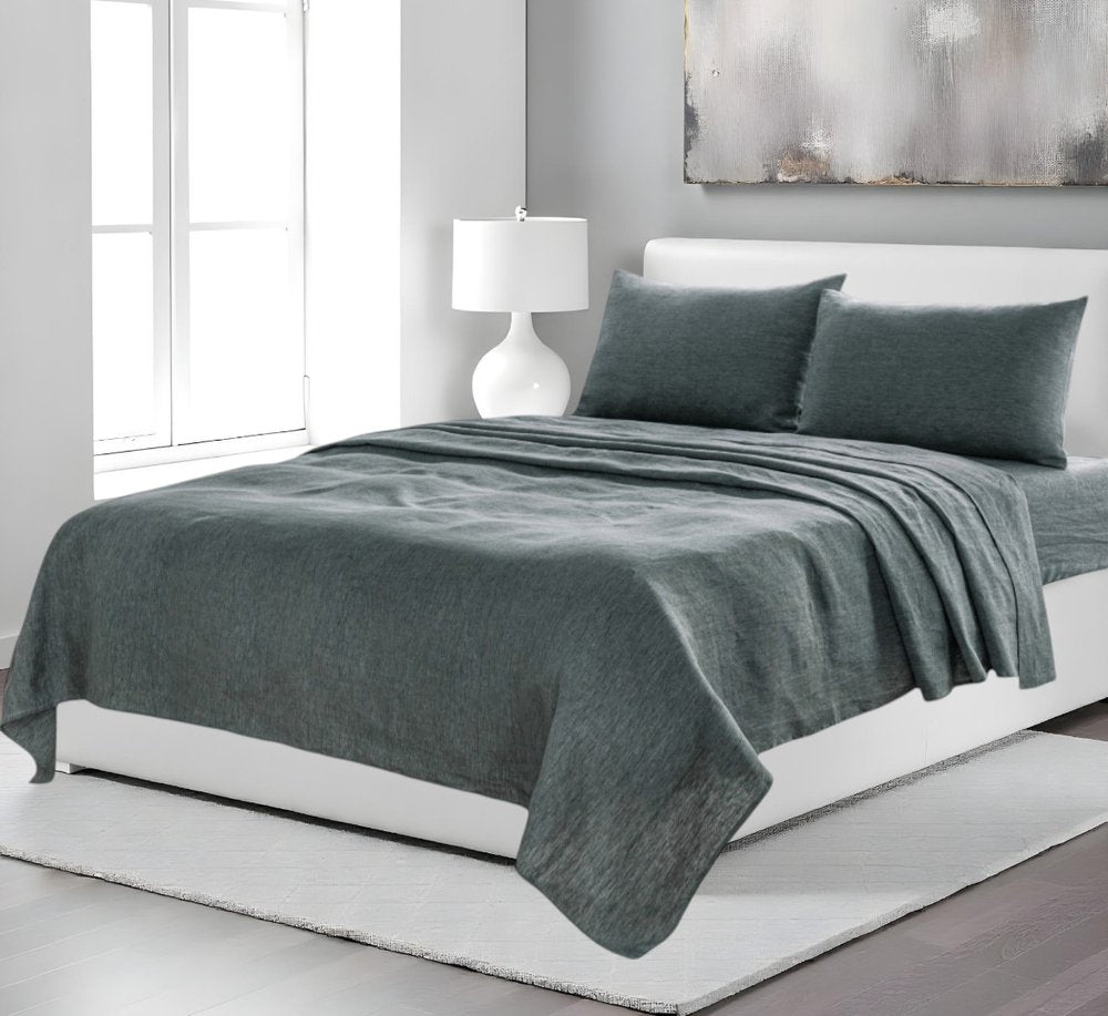 Four Piece Cloud Linen Sheet Set