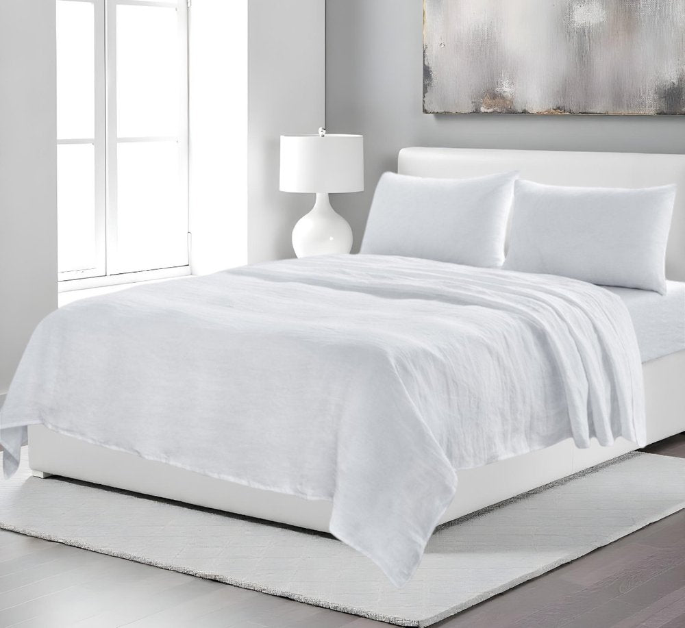 Four Piece Cloud Linen Sheet Set