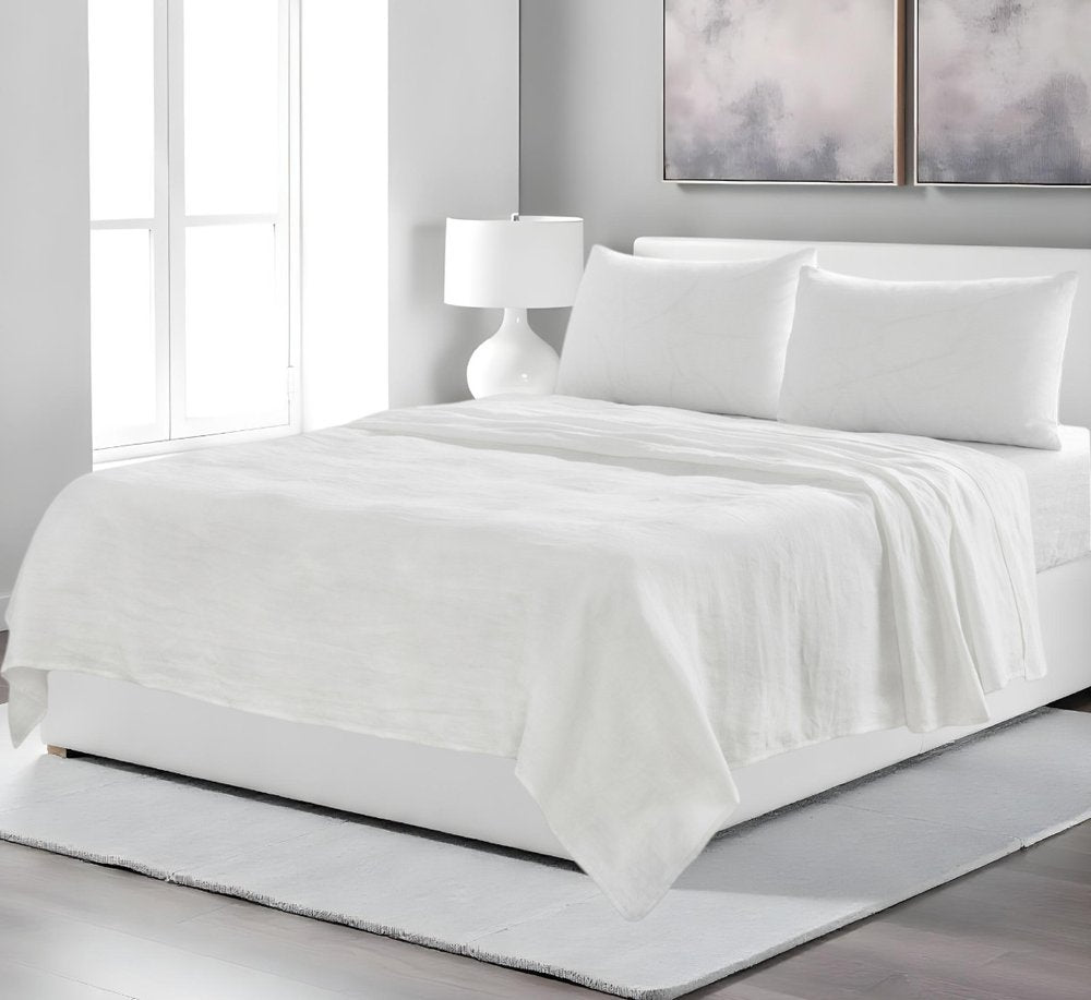 Four Piece Cloud Linen Sheet Set