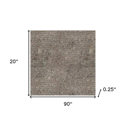 2' x 8' Gray Non Slip Rug Pad