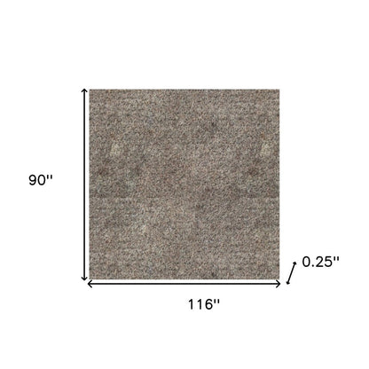 8' x 10' Gray Non Slip Rug Pad