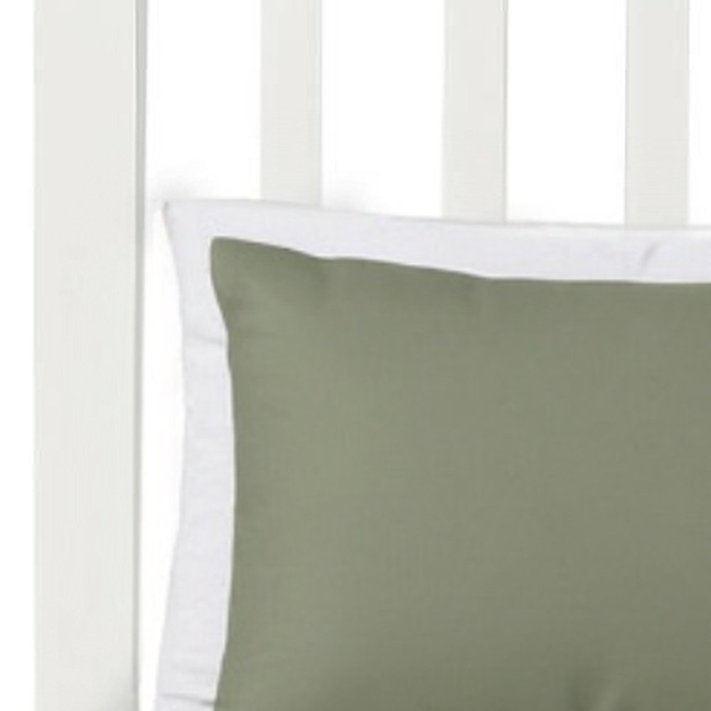White Slat Back Solid Wood Queen Bed Frame