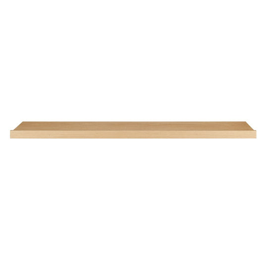 Estante flotante de pared de madera natural de 47"