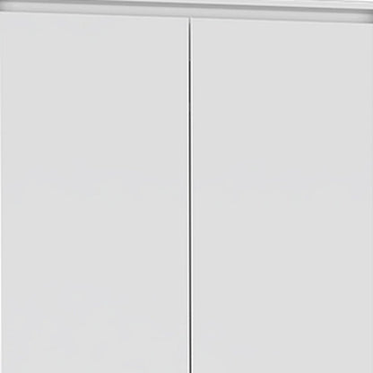 Two Piece White Bedroom Set