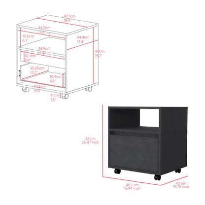 Three Piece Black Bedroom Set