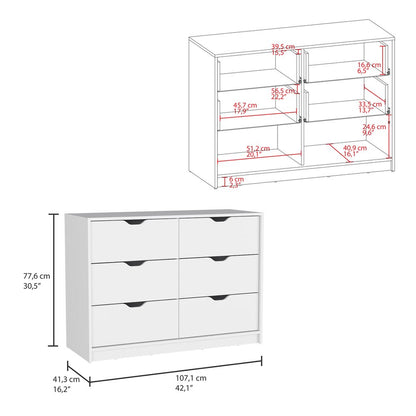 Two Piece White Bedroom Set