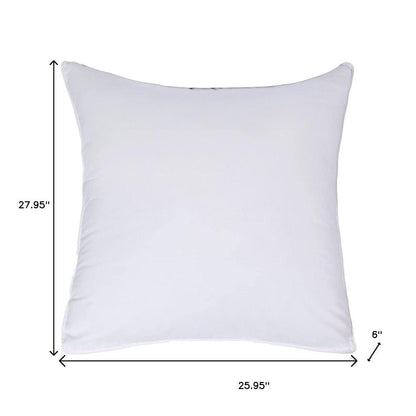 Juego de dos almohadas de microfibra hipoalergénicas de tamaño europeo, de plumón alternativo.