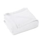 King White Cotton Waffle Weave Honeycomb Blanket