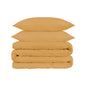Juego de funda nórdica lavable de algodón Gold King de 1200 hilos