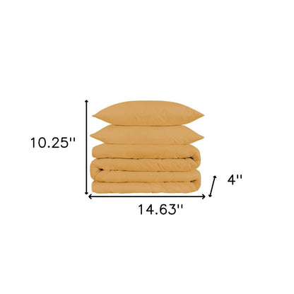 Juego de funda nórdica lavable de algodón Gold King de 1200 hilos