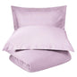 Lilac King 100% Cotton 300 Thread Count Washable Duvet Cover Set