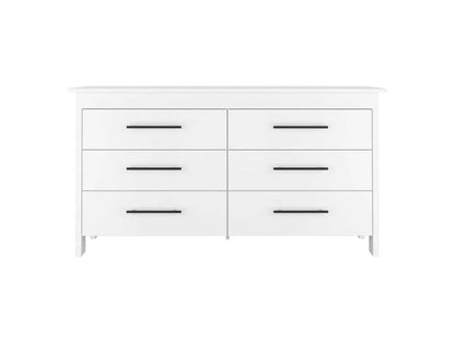 Two Piece White Bedroom Set