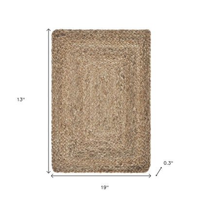 19" Set of Four Natural Jute Placemats