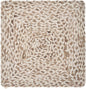 15" Set of Four Ivory And Natural Jute Square Placemats