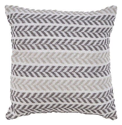 Set of Two 18" X 18" Blue Beach Chevron Cotton Zippered Pillow