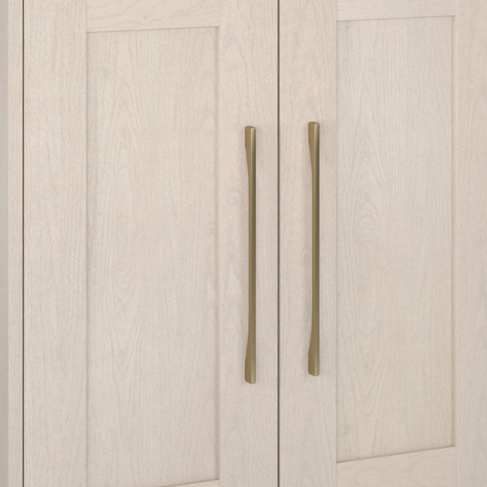 32" White Wood Accent Cabinet With Two Doors
