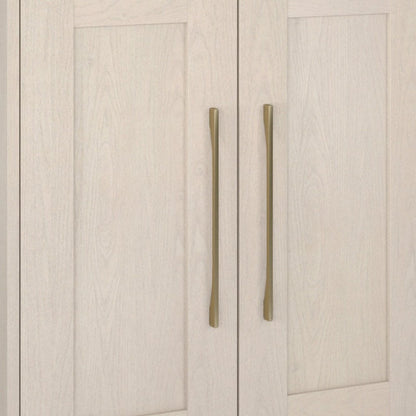 32" White Wood Accent Cabinet With Two Doors