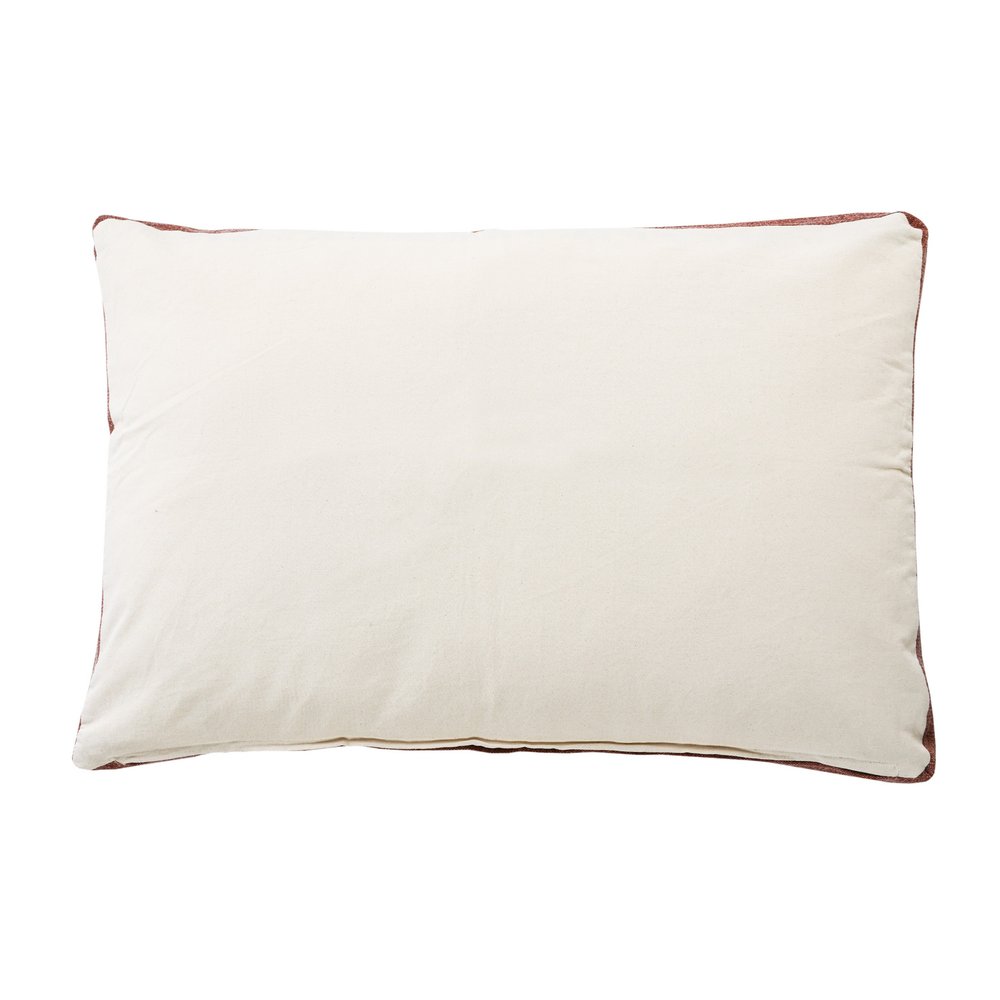 24" X 36" Stonewashed Red Medallion Pillow Style Pet Bed With Removable Cover