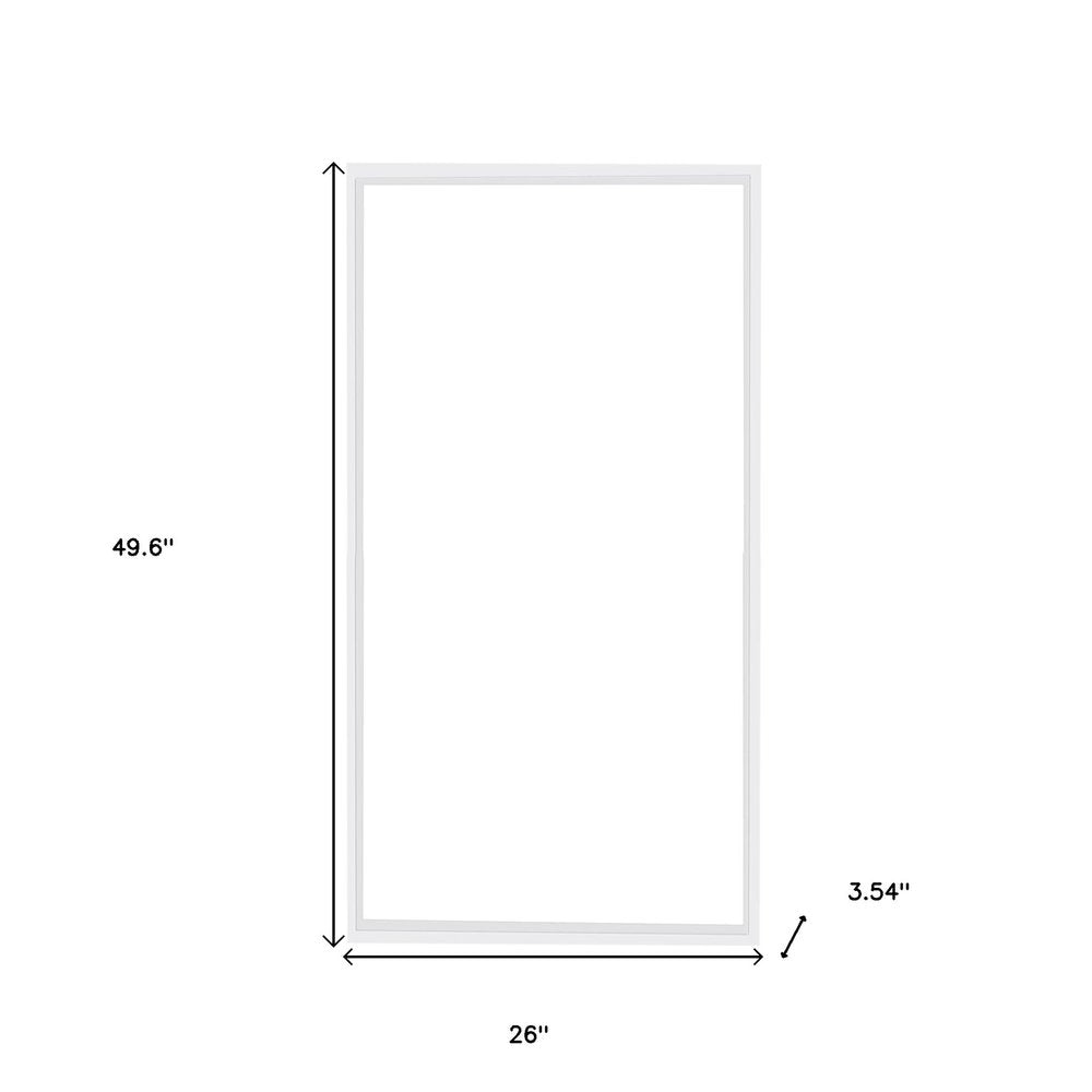 Rectangle Two Light Metal LED Dimmable Semi-Flush Ceiling Light