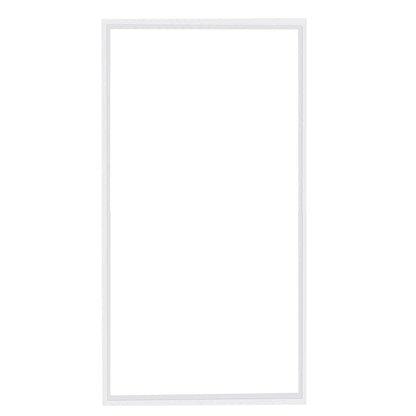 Rectangle Two Light Metal LED Dimmable Semi-Flush Ceiling Light