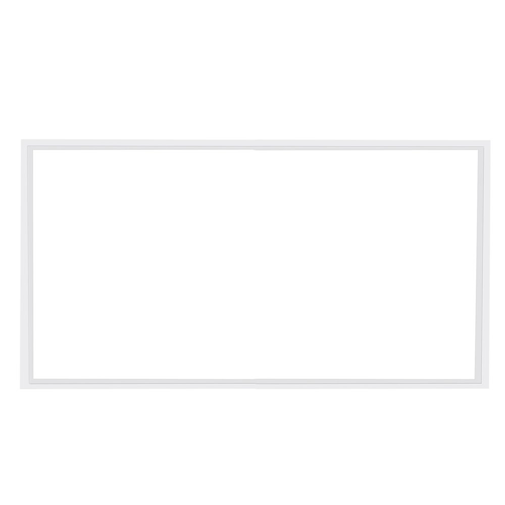 Rectangle Four Light Metal LED Dimmable Semi-Flush Ceiling Light