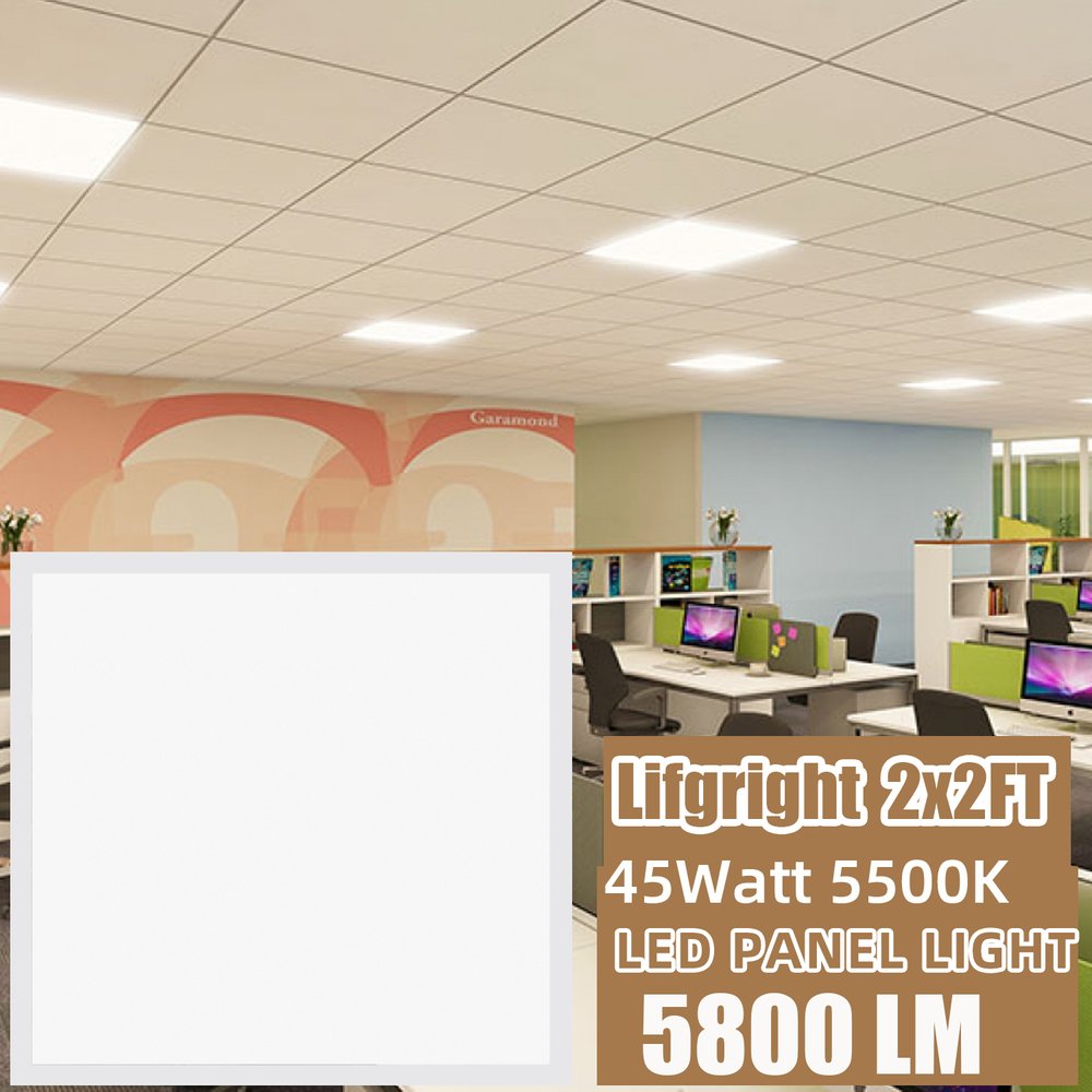 Square Square Six Light Metal LED Dimmable Semi-Flush Ceiling Light