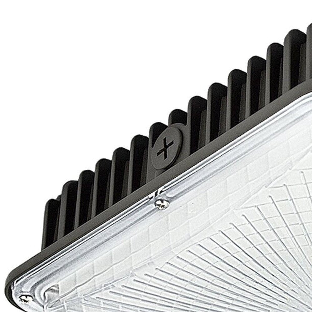 Square Square Two Light Metal LED Ceiling Light