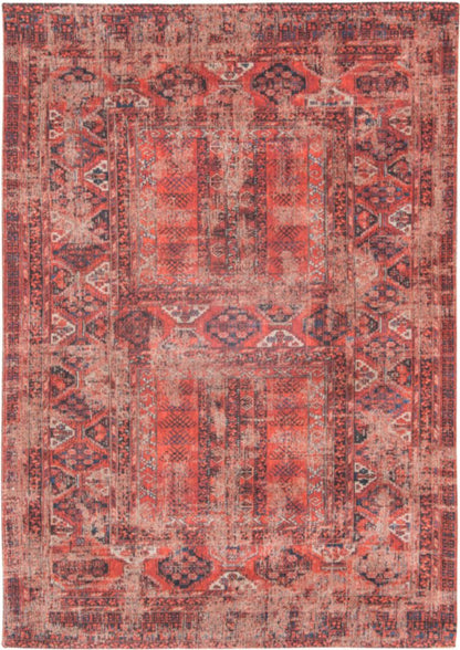 9' X 13' Red Oriental Non Skid Area Rug