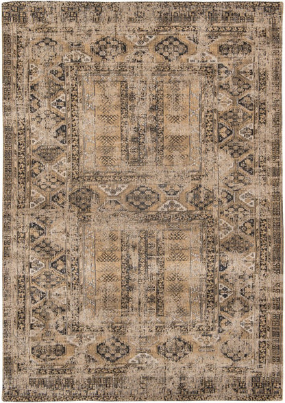 9' X 13' Brown Oriental Non Skid Area Rug