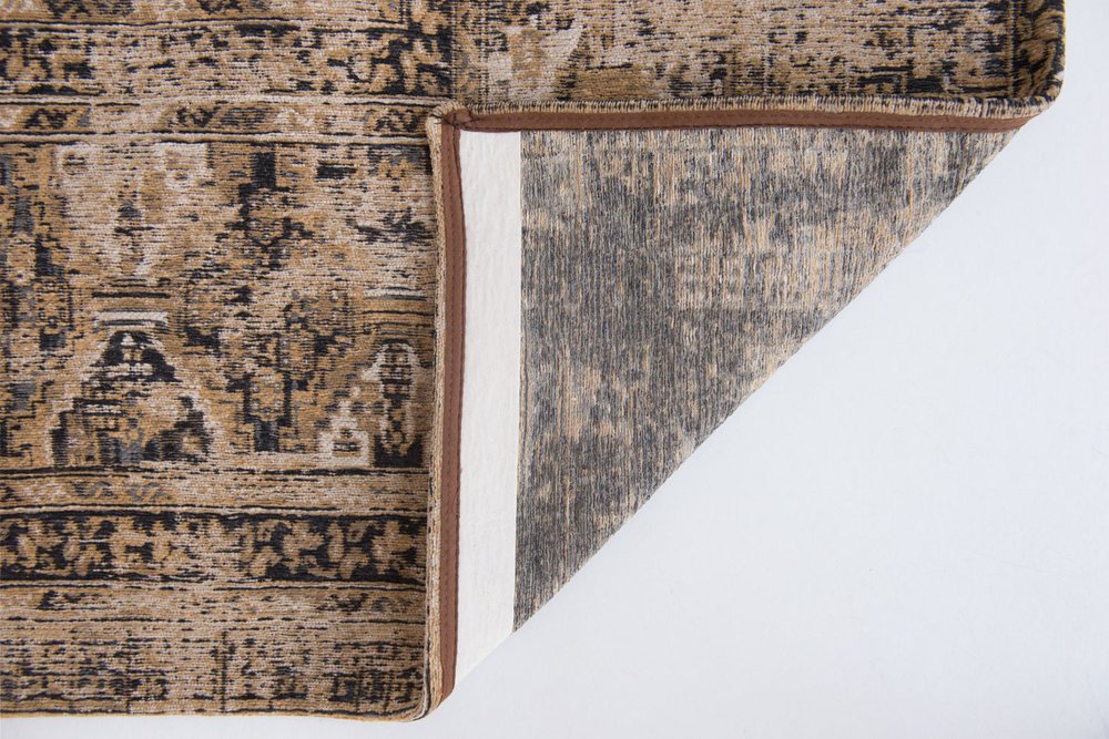 9' X 13' Brown Oriental Non Skid Area Rug