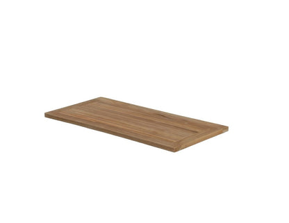 Alfombra de ducha de teca natural de 99 cm