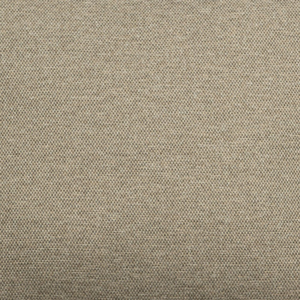 Sillón de exterior de aluminio tejido gris y topo de 81 cm con cojín topo
