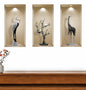 Set of Three Aga Faux Niche 3D Peel and Stick Wall Decals