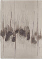 9' X 12' Ivory Taupe and Brown Abstract Hand Tufted Area Rug