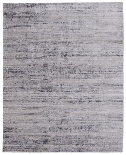 9' X 13' Gray Ivory And Taupe Area Rug