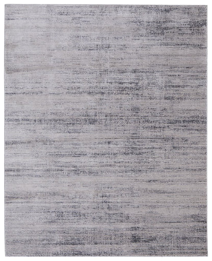 9' X 13' Gray Ivory And Taupe Area Rug