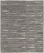 9' X 13' Gray Ivory and Taupe Abstract Hand Woven Area Rug