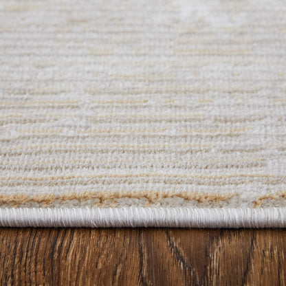 9' X 13' Gray Brown and Ivory Abstract Power Loom Area Rug