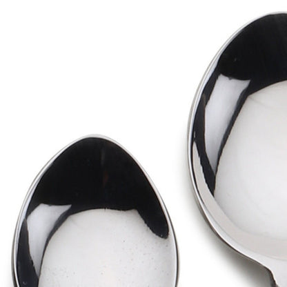 Juego de mesa de cinco piezas de acero inoxidable negro mate forjado a mano