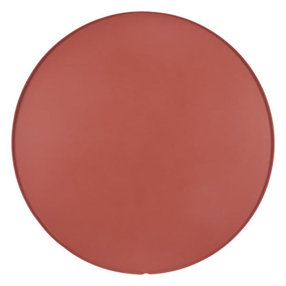 29" Terra Cotta Rounded Aluminum Outdoor Coffee Table