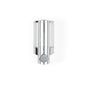 Silver Heavy Duty Plastic Wall Mount Soap Dispenser