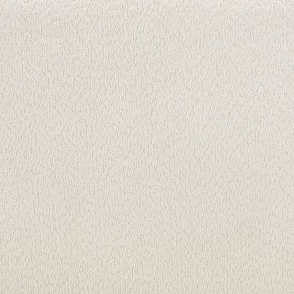 29" Ivory Faux Shearling And Upholstered Side Chair