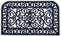 18" X 30" Black Rubber Outdoor Door Mat