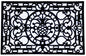 30" X 48" Black Rubber Pineapple Outdoor Door Mat