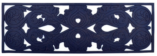 10" X 30" Black Rubber Outdoor Door Mat